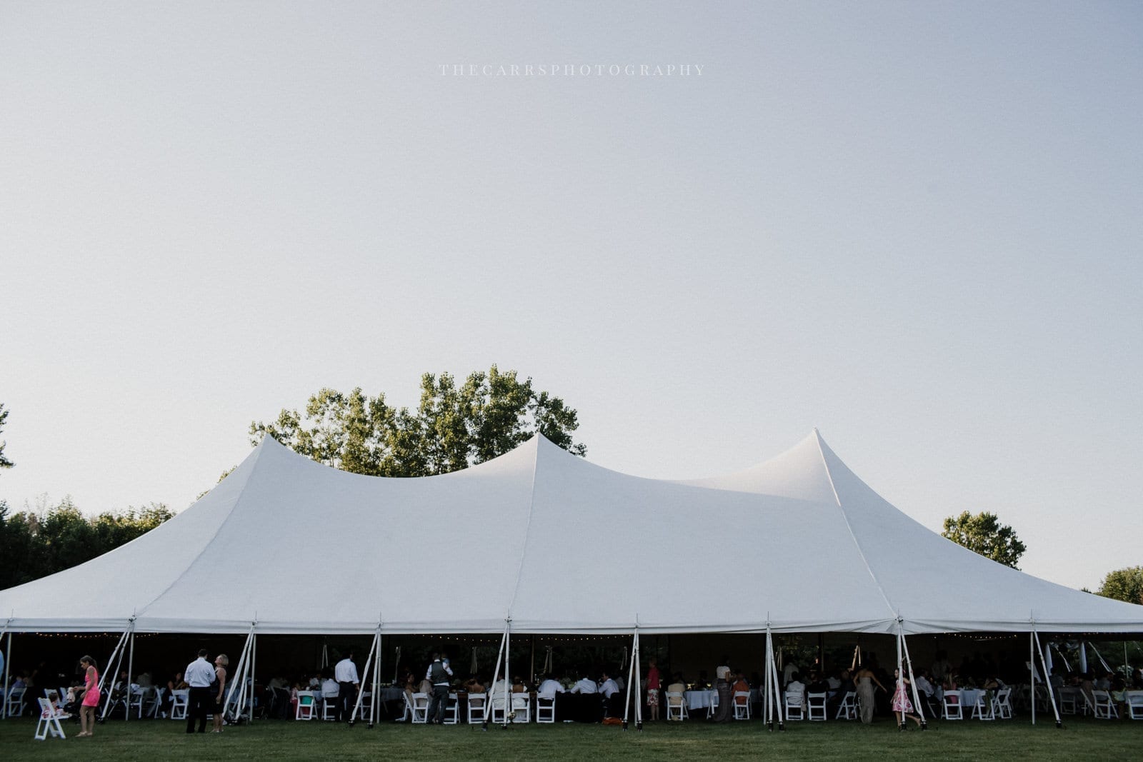 tent reception at lake house wedding - Akron Ohio Wedding Photographer