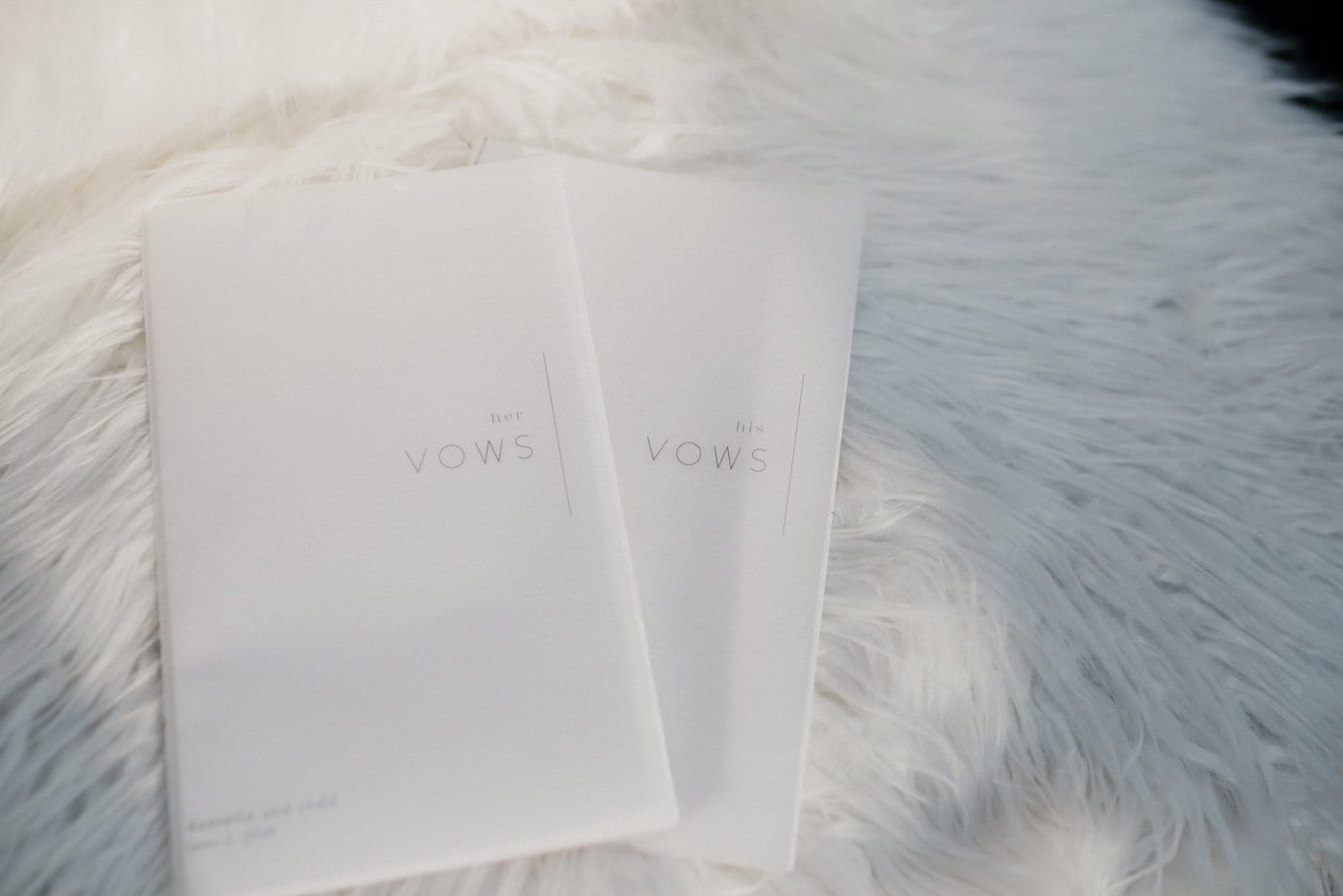 shot of journals with vows at Juniper Rooftop Wedding