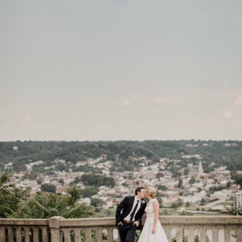 bride and groom portrait by Michael Carr Ohio Wedding and Engagement Photographer
