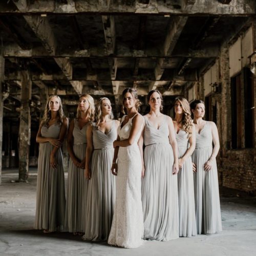 bride and bridesmaids by Michael Carr Ohio Wedding and Engagement Photographer