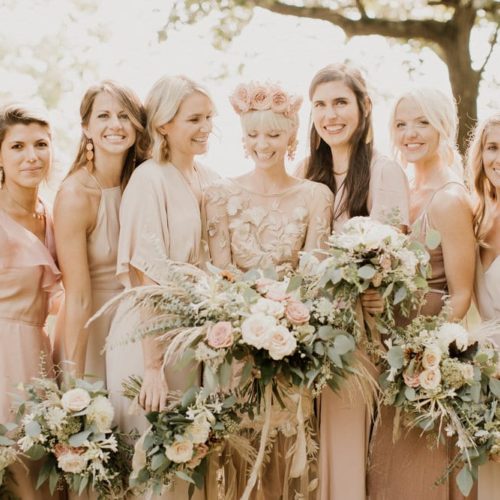 bride and bridesmaids by Michael Carr Ohio Wedding and Engagement Photographer