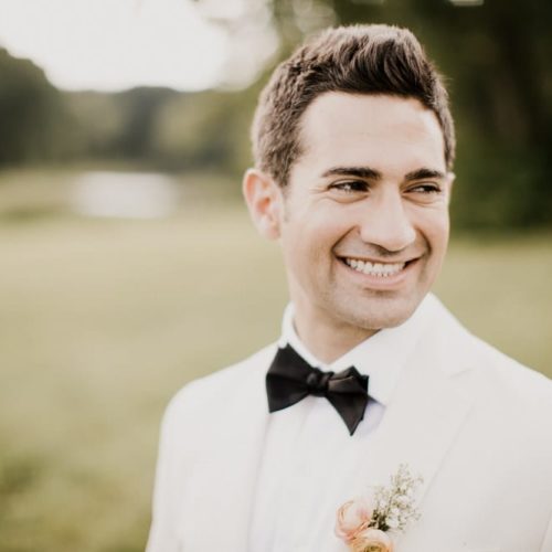 groom portrait by Michael Carr Ohio Wedding and Engagement Photographer