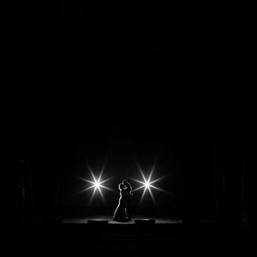 couple dancing in the dark by Dayton Ohio Wedding Photographer Josh Ohms