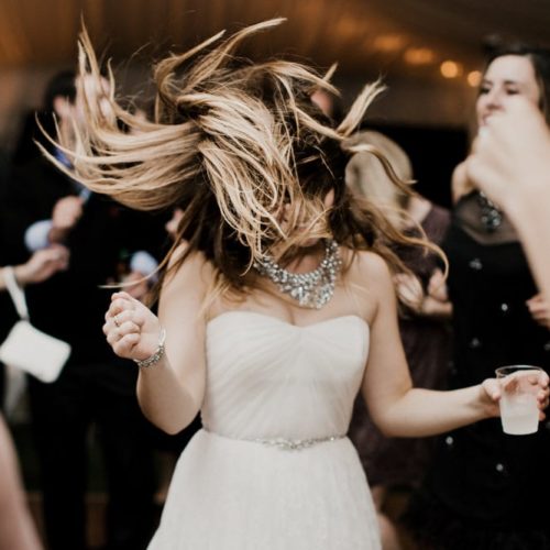 bride dancing by Dayton Ohio Wedding Photographer Josh Ohms