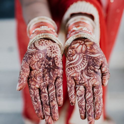 bride's henna on hands by Dayton Ohio Wedding Photographer Josh Ohms