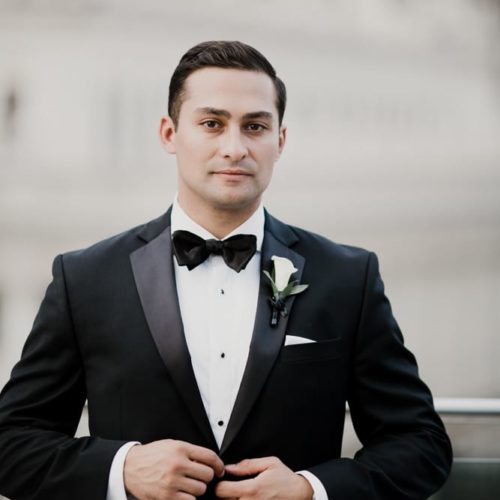 groom portrait by Dayton Ohio Wedding Photographer Josh Ohms