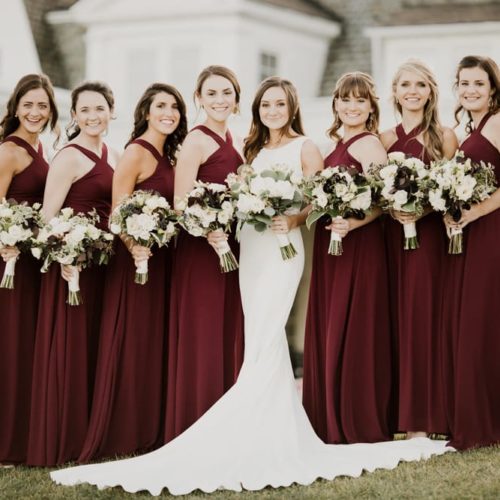 bride and bridesmaids by Dayton Ohio Wedding Photographer Josh Ohms