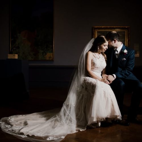 bride and groom sitting together by Dayton Ohio Wedding Photographer Josh Ohms