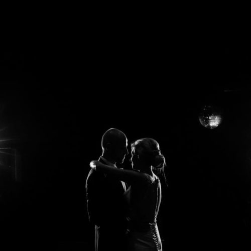 bride and groom dancing alone by Dayton Ohio Wedding Photographer Josh Ohms