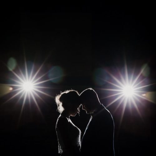 couple with head together by Dayton Ohio Wedding Photographer Josh Ohms