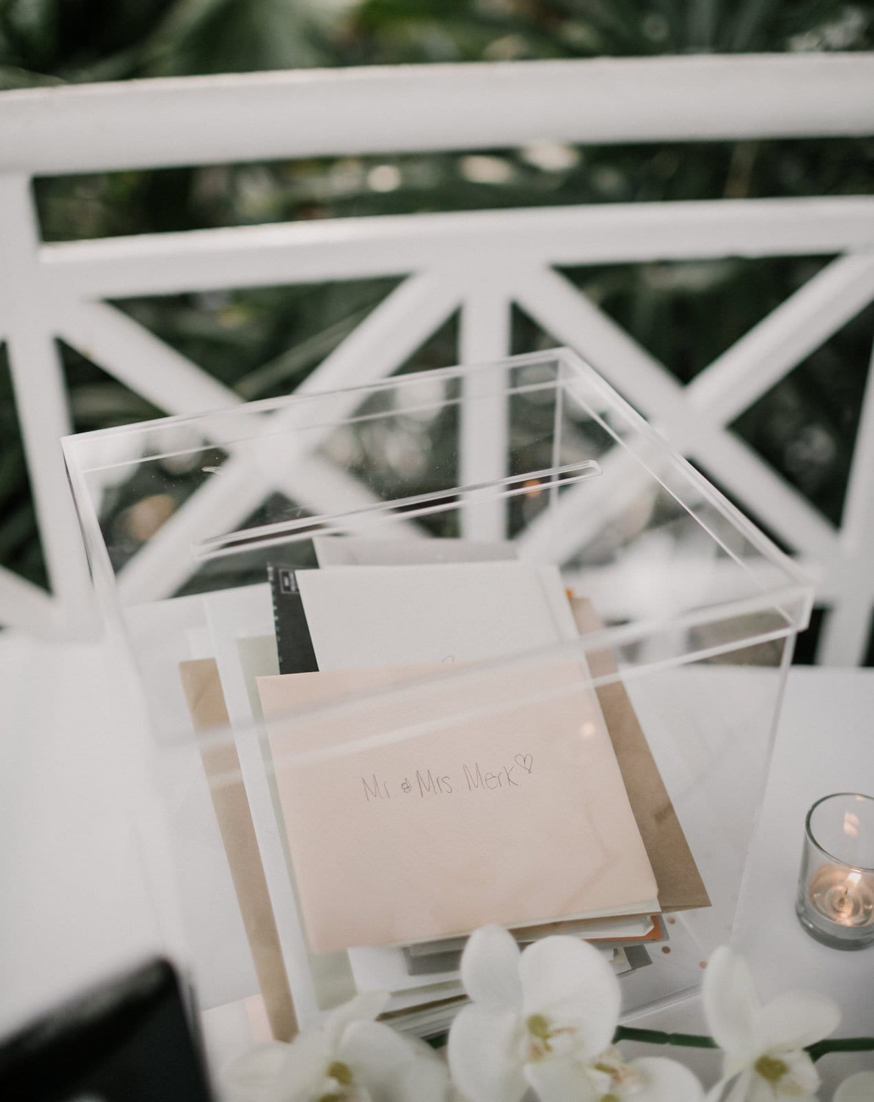 cards for bride and groom at Franklin Park Conservatory Wedding by Columbus Wedding Photographer