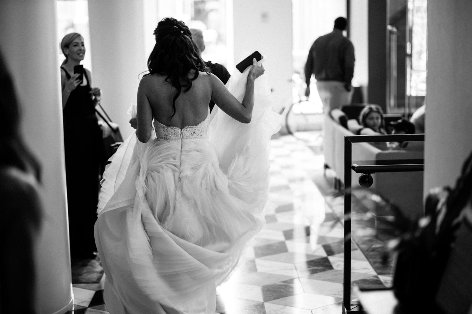 bride getting ready at Franklin Park Conservatory Wedding by Columbus Wedding Photographer