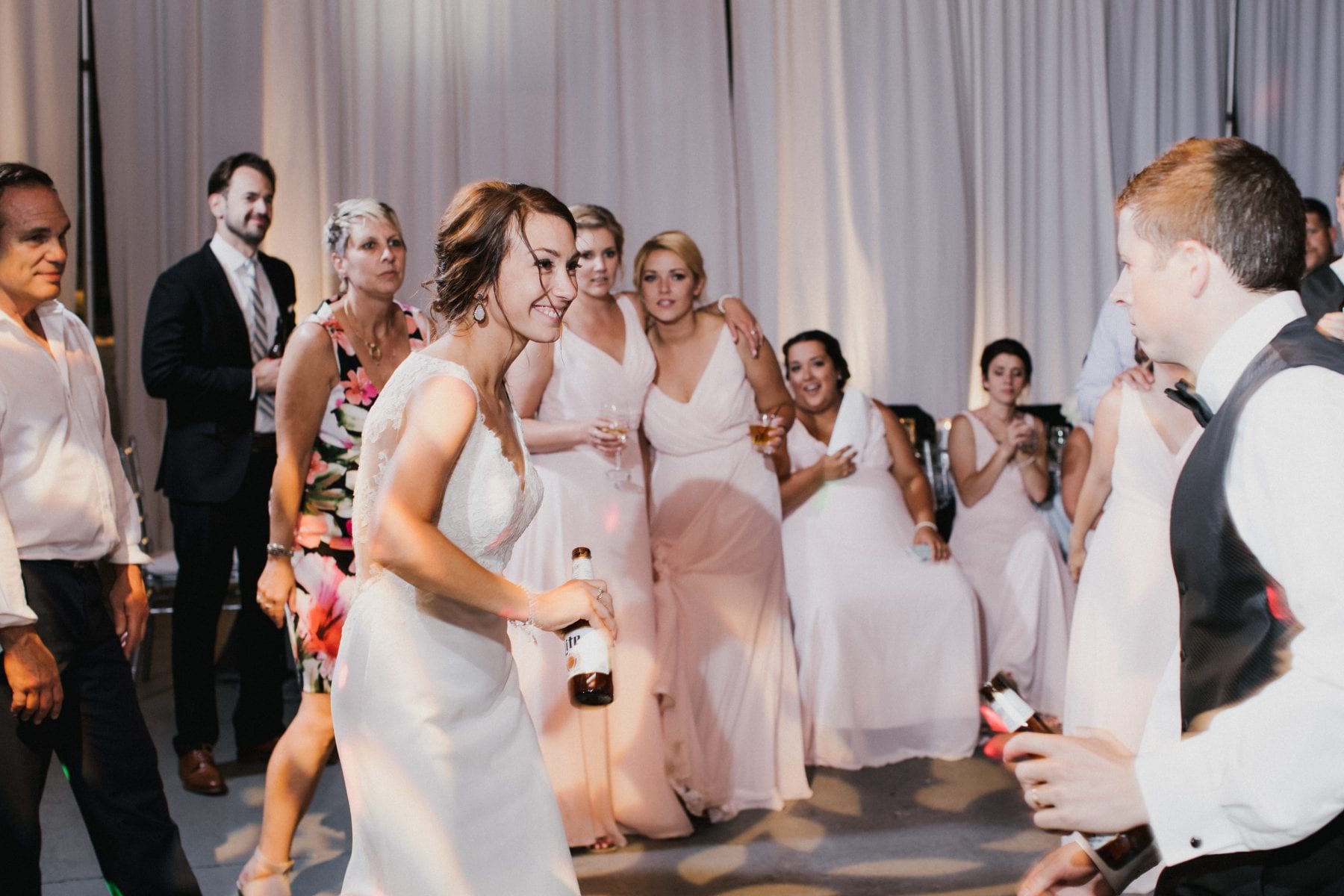 reception dancing at Top of the Market Wedding - Dayton Wedding Photographer